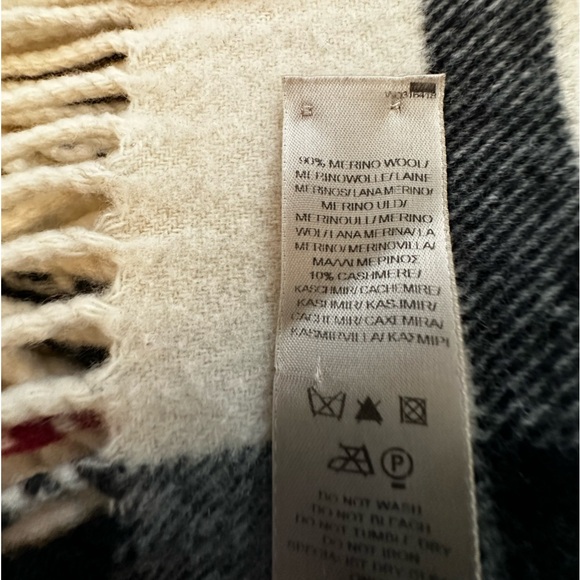 Authentic BURBERRY Nova Check Fringed Snood/Scarf - Picture 3 of 7